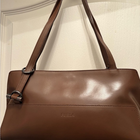 Furla Brown Shoulder Bag (gently used) with dust bag - Picture 9 of 17